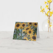 Zonneblokbriefkaart Kaart (Gele Bloem)