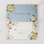 Zonneblowerende kaart plaatskaartje (Buitenkant ongevouwen)