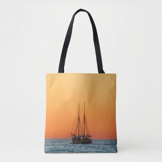 Zonneboat Ride Smooth Sailing Tote Bag (Voorkant)