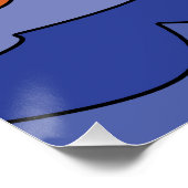 Zonneboeg- en regenboogPoster - Vierkant Poster (Hoek)