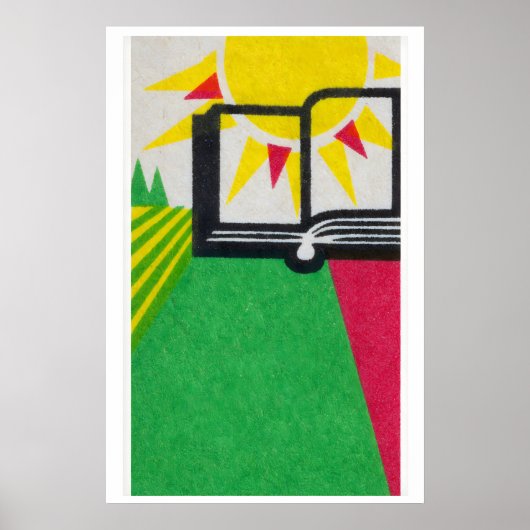 Zonneboek - Luciferdoosje Print - Esthetische Muur (Voorkant)