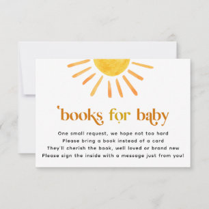 Zonneboeken voor Baby Kaart