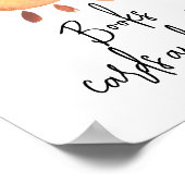 Zonneboekenkaarten en geschenken poster (Hoek)