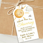 Zonneboho Zon Geslachtsonzijdige Baby Shower Cadeaulabel