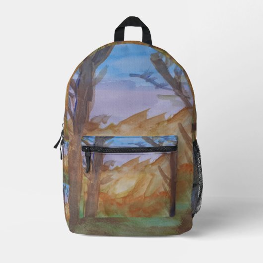 Zonnebomen Bedrukte Rugzak (Voorkant)