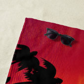 Zonnebomen en palmbomen strandlaken (In situ)