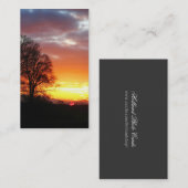 Zonnebomen in Natuur Visitekaartjes (Voorkant / Achterkant)