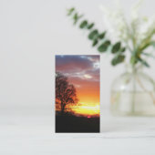 Zonnebomen in Natuur Visitekaartjes (Staand voorkant)