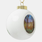 Zonnebomen Keramische Bal Ornament (Links)