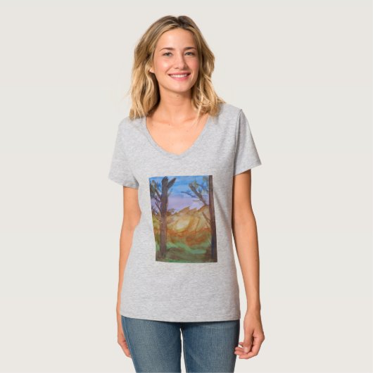 Zonnebomen T-shirt (Voorkant volledig)