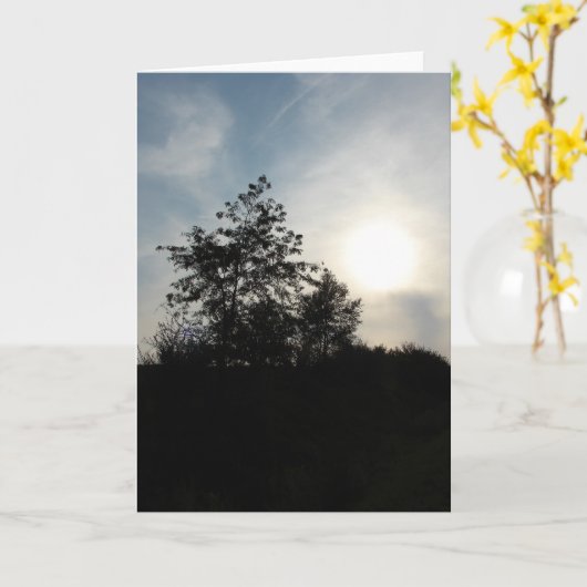 zonneboom kaart (Gele Bloem)