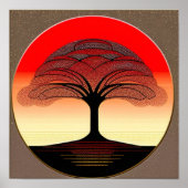 Zonneboom van het Poster van het Leven (Voorkant)