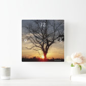 Zonneboomklok Vierkante Klok (Huis)