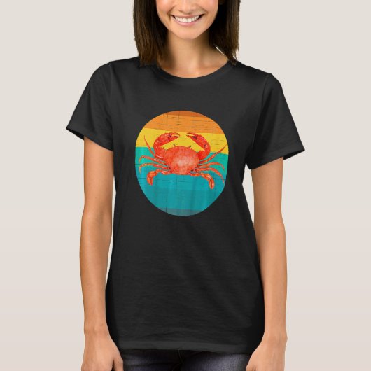  zonneboon, krabben, krabben, krabber; t-shirt (Voorkant)