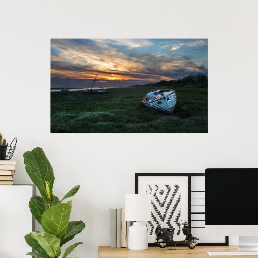 Zonneboot Poster (Thuiskantoor)