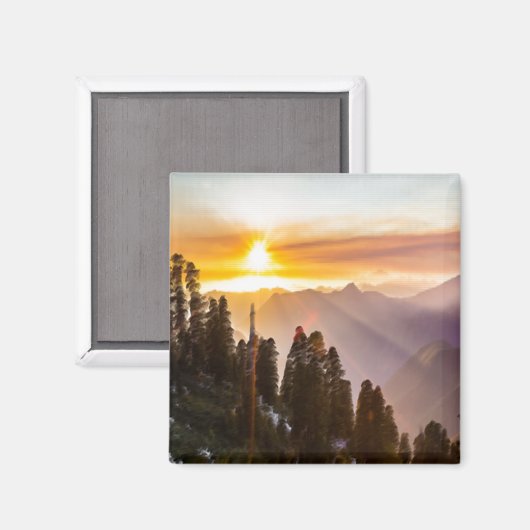 Zonnebossen Magneet (Voorkant / Achterkant)