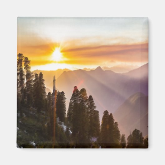 Zonnebossen Magneet (Voorkant)