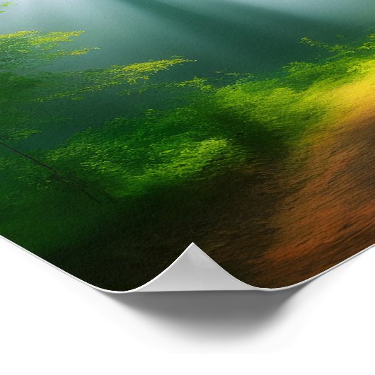 Zonnebossen Poster (Hoek)