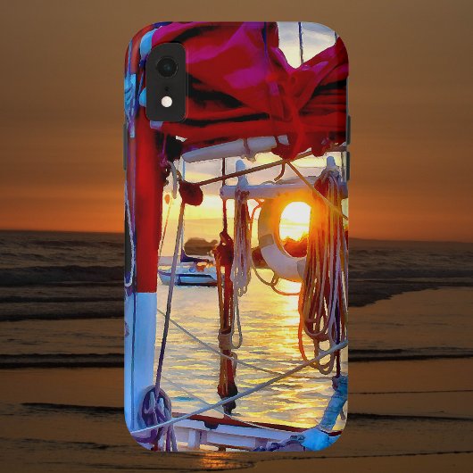 Zonneboten en zeilboten op Lopez Island Case-Mate iPhone Case