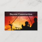 Zonnebouwkranen Visitekaartjes (Voorkant)