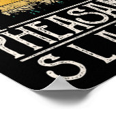  zonnebranche-opmaakmodel fazant Hunting Pheasa Poster (Hoek)