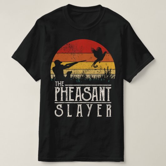  zonnebranche-opmaakmodel fazant Hunting Pheasa T-shirt (Design voorkant)