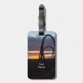 Zonnebrand Bagagelabel (Achterkant verticaal)