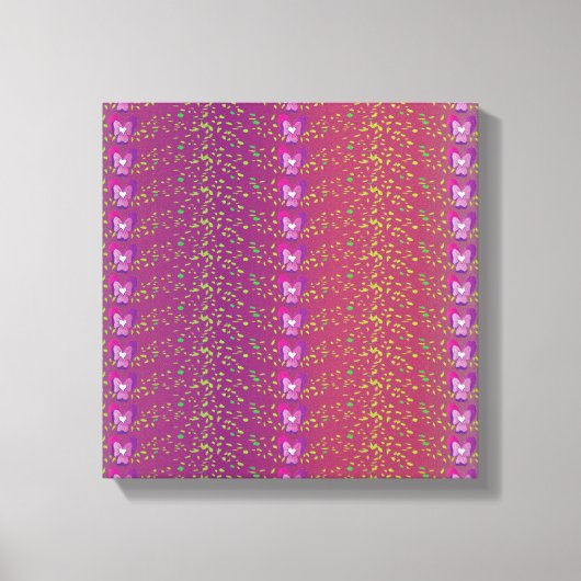  zonnebrand breekt behang canvas afdruk (Voorkant)