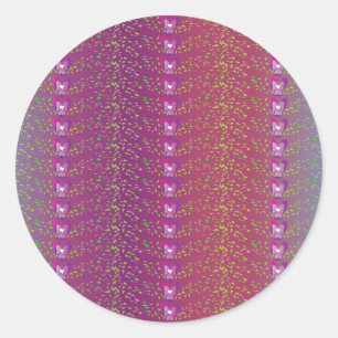 zonnebrand breekt behang ronde sticker