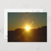 zonnebrand briefkaart (Voorkant / Achterkant)