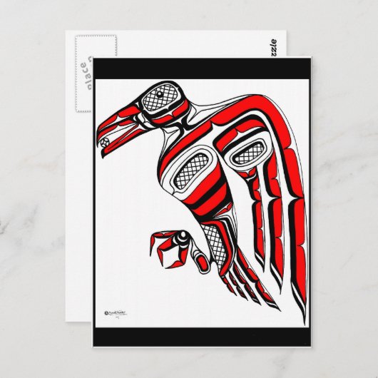 zonnebrand briefkaart (Voorkant / Achterkant)