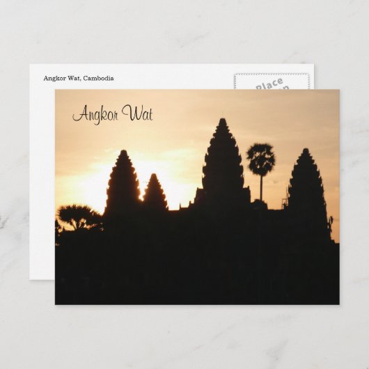 zonnebrand briefkaart (Voorkant / Achterkant)