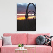 Zonnebrand Canvas Afdruk (Insitu (Woonkamer))