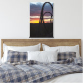 Zonnebrand Canvas Afdruk (Insitu (Slaapkamer))