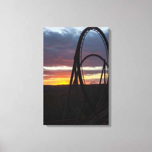 Zonnebrand Canvas Afdruk (Voorkant)
