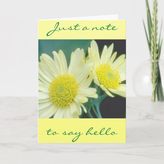 Zonnebrand Hallo Kaart (Voorkant)