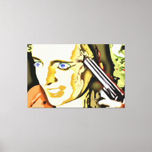 zonnebrand houdt me al dagen in de gaten canvas afdruk
