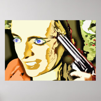 zonnebrand houdt me al dagen in de gaten poster