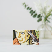 zonnebrand houdt me al dagen in de gaten visitekaartje (Staand voorkant)