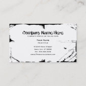 zonnebrand houdt me al dagen in de gaten visitekaartje (Achterkant)