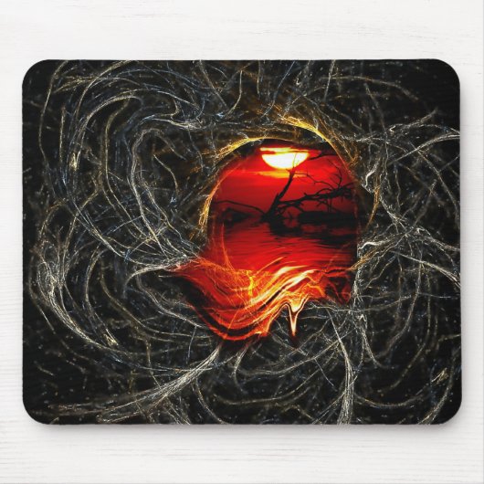 zonnebrand melt Mousepad Muismat (Voorkant)