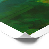 zonnebrand over de bergen poster (Hoek)