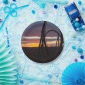 Zonnebrand Papieren Bordje (Feest)