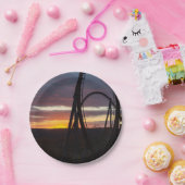 Zonnebrand Papieren Bordje (Feest)