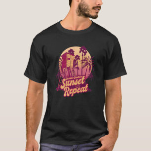 Zonnebrand Zonnebrand Zomersonger Herhaal 5 T-shirt