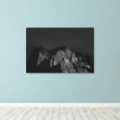 Zonnebrandbergen Canvas Afdruk (Insitu (Houten vloer))