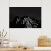 Zonnebrandbergen Poster (Keuken)