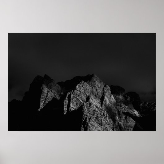 Zonnebrandbergen Poster (Voorkant)