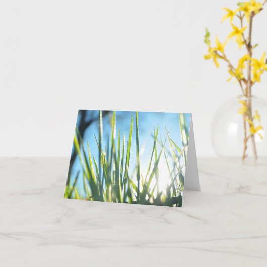 Zonnebrandblusbladen Kaart (Gele Bloem)