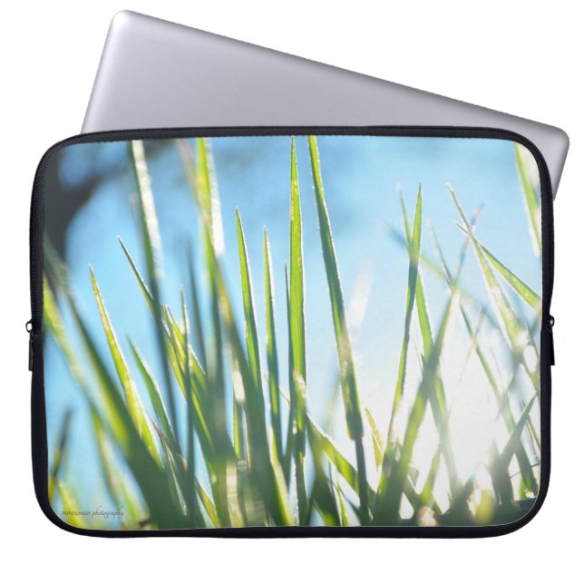 Zonnebrandblusbladen Laptop Sleeve (Voorkant)